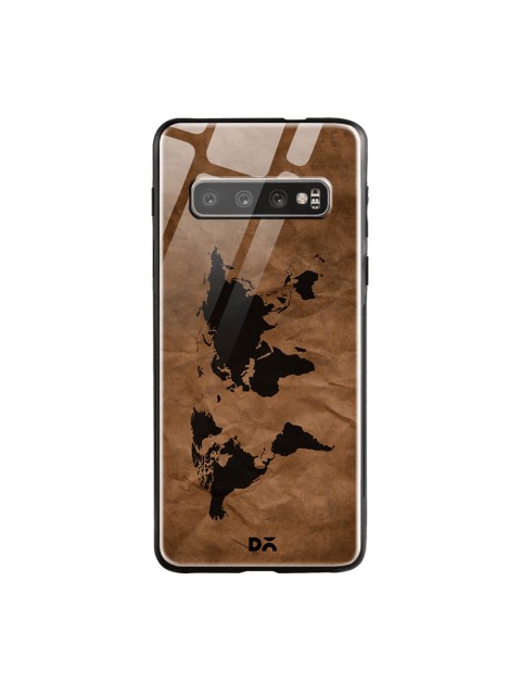 

DailyObjects Brown Samsung Galaxy S10 Glass Case Cover