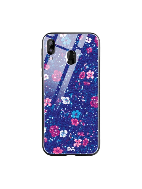 

DailyObjects Blue & Pink Samsung Galaxy M20 Glass Case Cover