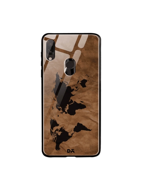 

DailyObjects Brown Xiaomi Redmi Note 7 Pro Glass Case Cover