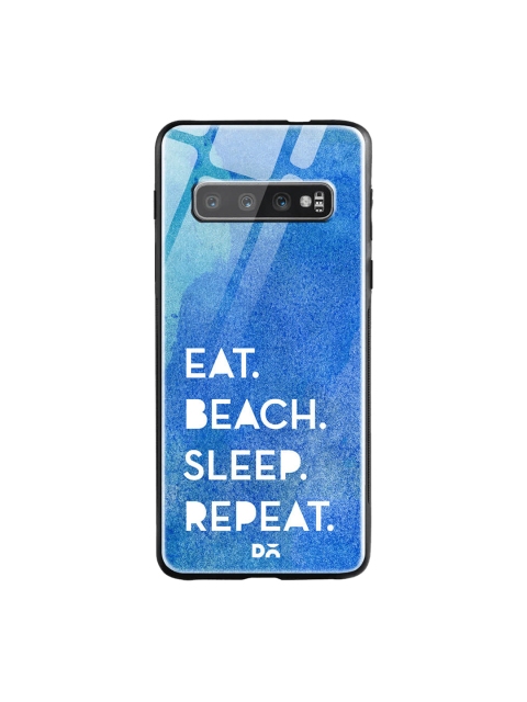

DailyObjects Blue Samsung Galaxy S10 Glass Case Cover