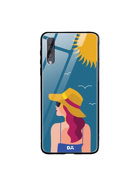 

DailyObjects Multicoloured Samsung Galaxy A70 Glass Case Cover, Multi