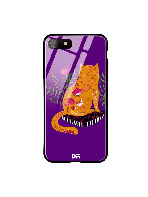 

DailyObjects Purple iPhone 7 Glass Case Cover