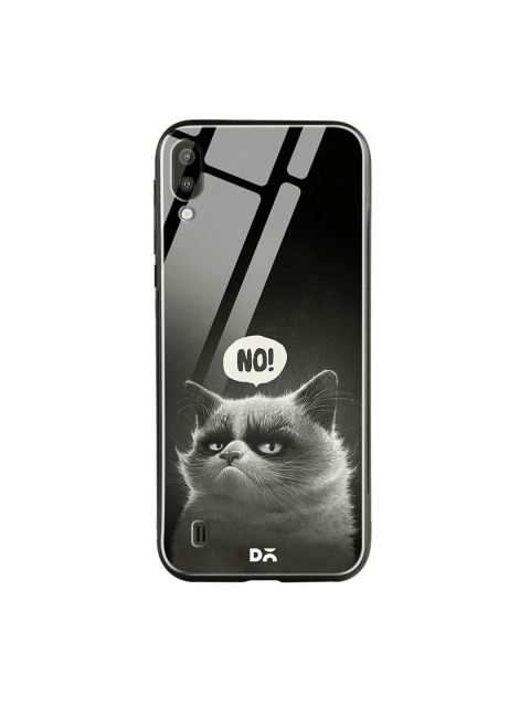 

DailyObjects Black Samsung Galaxy M10 Glass Case Cover