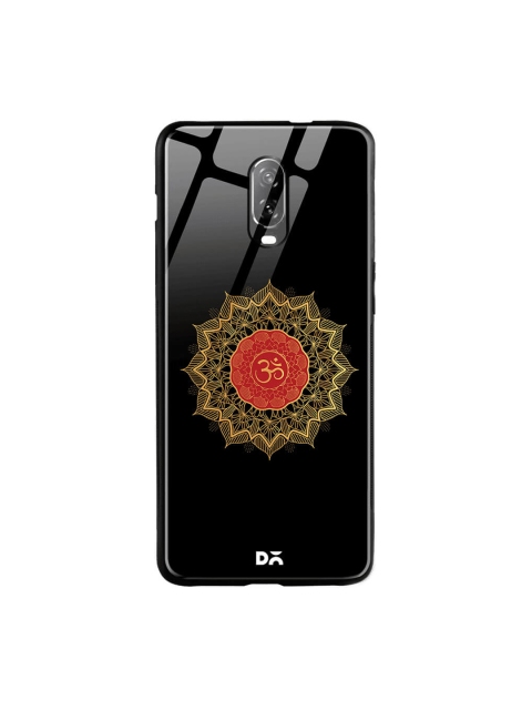 

DailyObjects Black OnePlus 6T Glass Case Cover