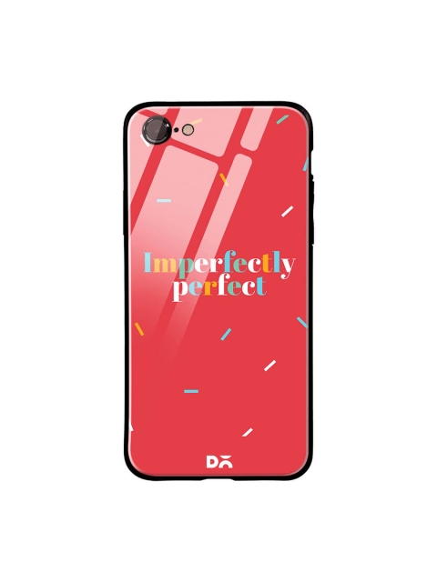 

DailyObjects Red iPhone 7 Glass Case Cover