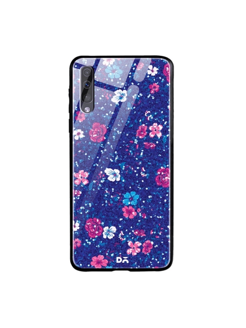 

DailyObjects Blue & Pink Samsung Galaxy A70 Glass Case Cover