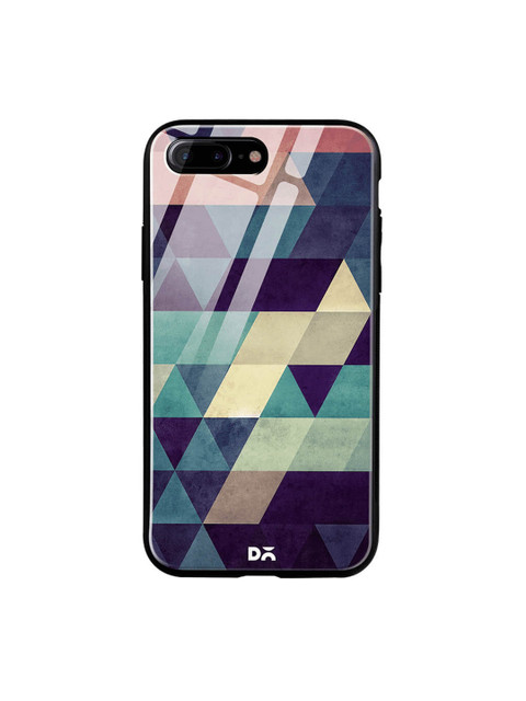 

DailyObjects Multicoloured iPhone 7 Plus Printed Glass Case Cover, Multi