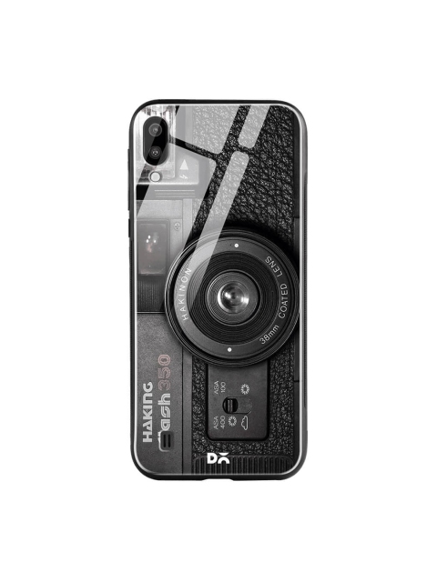

DailyObjects Black Samsung Galaxy M10 Glass Case Cover