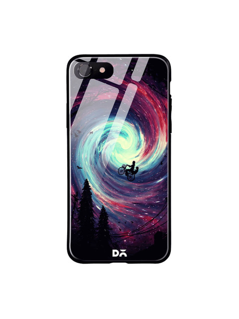 

DailyObjects Multicoloured iPhone 7 Glass Case Cover, Multi