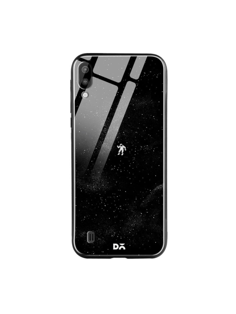 

DailyObjects Black Samsung Galaxy M10 Glass Case Cover