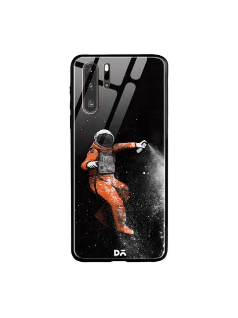 

DailyObjects Black Huawei P30 Pro Glass Case Cover