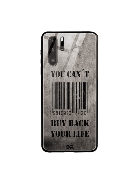 

DailyObjects Black & Grey Huawei P30 Pro Glass Case Cover