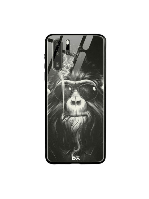 

DailyObjects Black Huawei P30 Pro Glass Case Cover