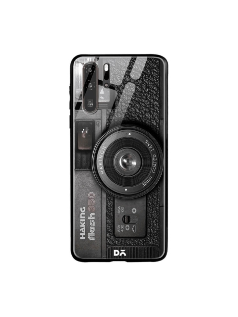 

DailyObjects Black Huawei P30 Pro Glass Case Cover