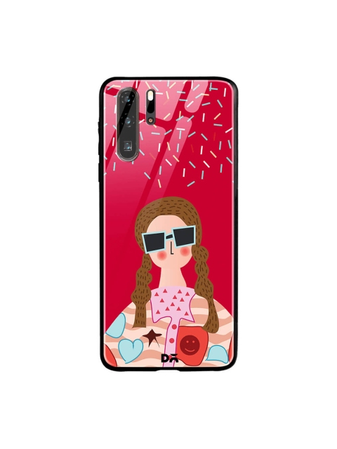 

DailyObjects Multicoloured Printed Huawei P30 Pro Glass Case Cover, Multi