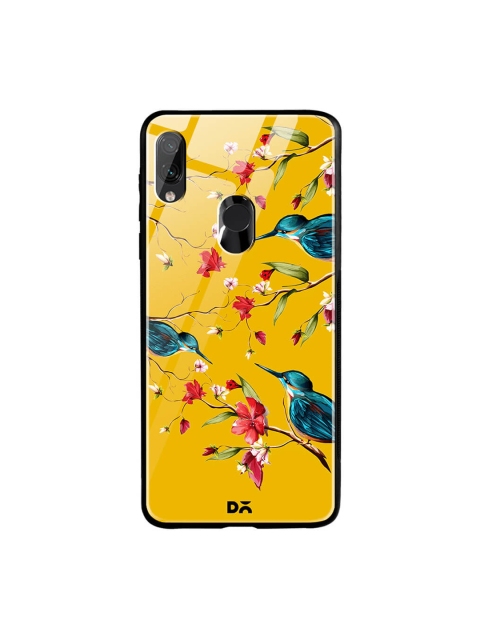 

DailyObjects Multicoloured Melody Birds Xiaomi Redmi Note 7 Glass Case, Multi