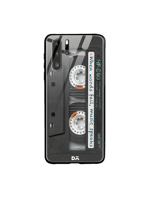 

DailyObjects Black Huawei P30 Pro Glass Case Cover