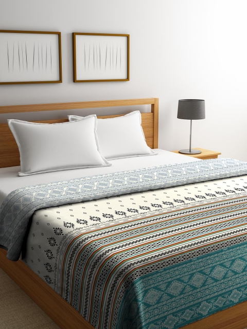 

Portico New York Multicoloured Geometric AC Room 120 GSM Double Bed Comforter, Multi