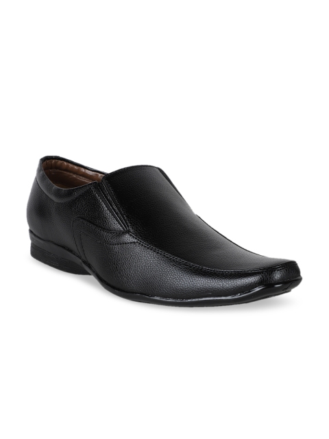 

Respiro Men Black Formal Slip-Ons