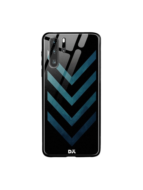 

DailyObjects Black & Blue Huawei P30 Pro Glass Case Cover