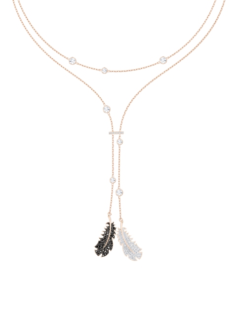 

SWAROVSKI NAUGHTY:NECKLACE WRAP JET/CRY/ROS, Black