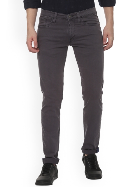 

Allen Solly Men Grey Skinny Fit Mid-Rise Clean Look Jeans