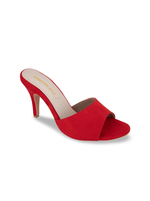 

Signature Sole Women Red Solid Heels