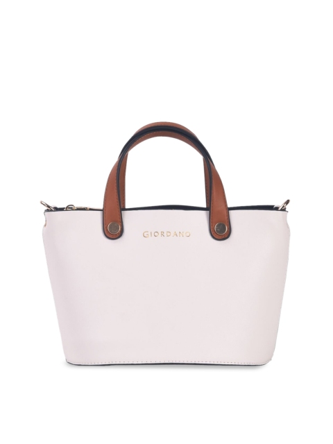

GIORDANO Women Beige Solid Handheld Bag