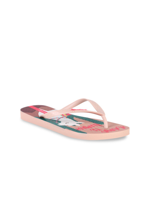 

iPanema Women Pink Printed Thong Flip-Flops