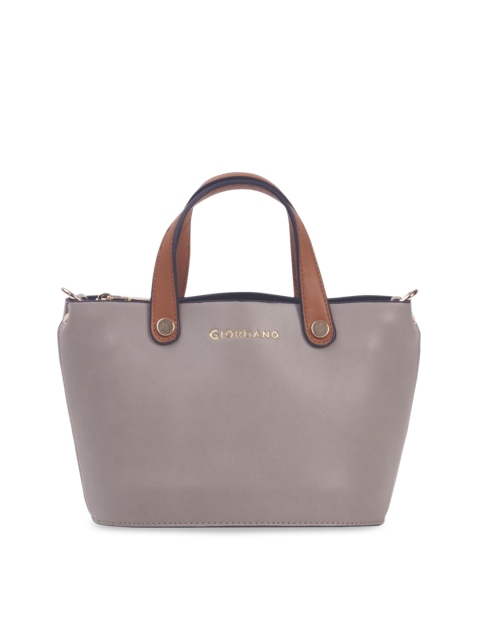 

GIORDANO Grey Solid Handheld Bag
