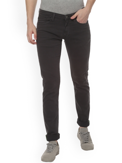 

Allen Solly Men Charcoal Grey Skinny Fit Mid-Rise Clean Look Jeans