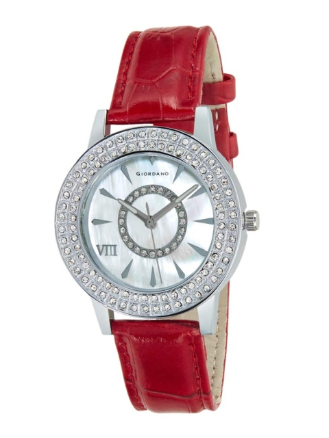 

GIORDANO Women Silver-Toned Analogue Watch