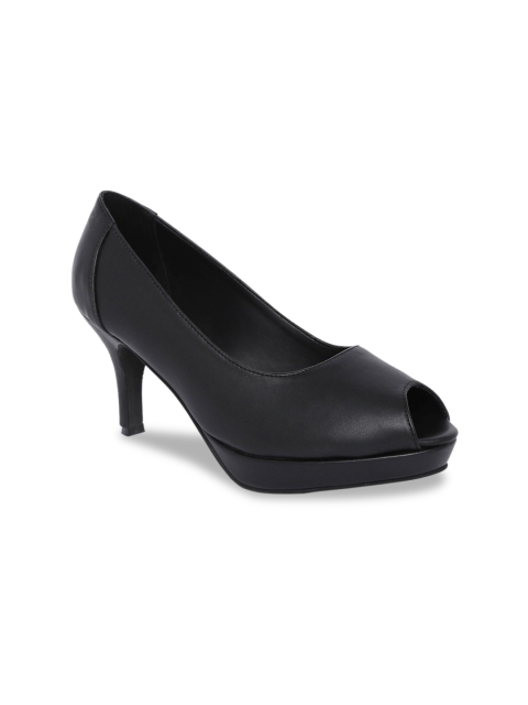 

Kenneth Cole Women Black Solid Peep Toes