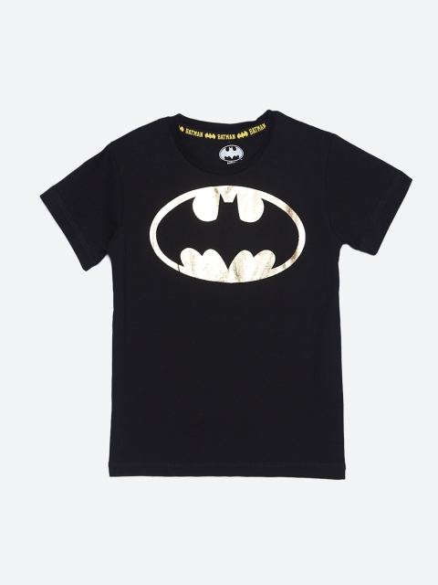 

Kids Ville Batman featured Black Tshirt for Boys
