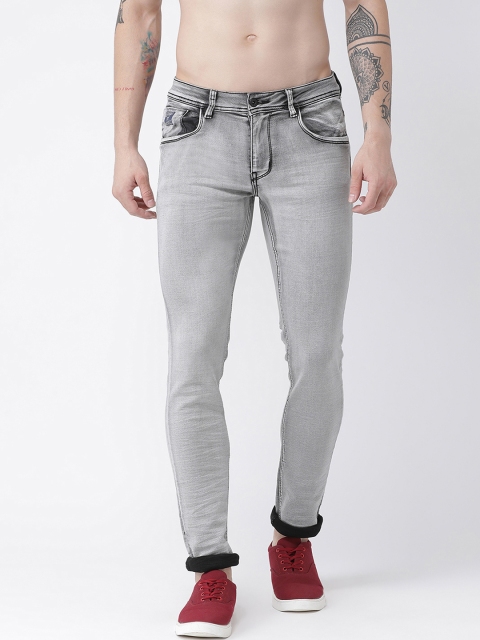 

Rex Straut Jeans Men Black Slim Fit Mid-Rise Clean Look Jeans