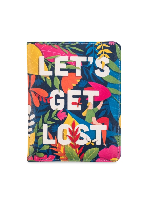 

Chumbak Unisex Multicoloured Printed Passport Holder, Multi