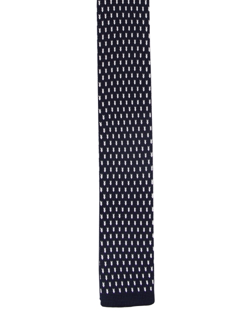 

Tossido Black & White Knitted Design Skinny Tie
