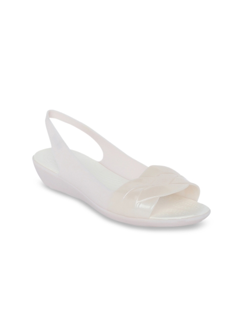 

Crocs Isabella Women Pink Solid Open Toe Flats