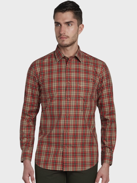 

ColorPlus Men Multicoloured Tailored Fit Checked Casual Shirt, Multi