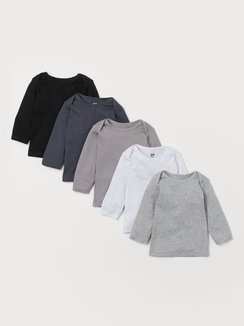 

H&M Boys 5-Pack Jersey Tops, Multi