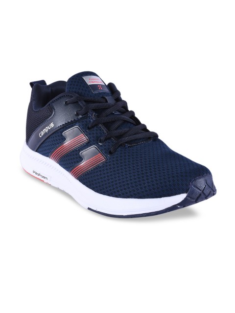 

Campus Men Navy Blue Mesh Running Shoes