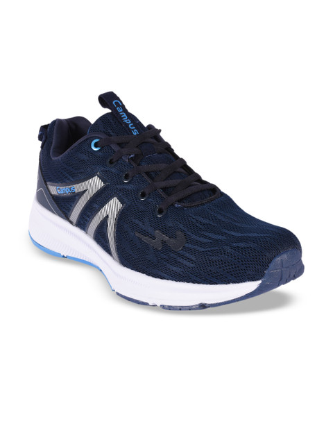 

Campus Men Navy Blue Mesh Running Shoes