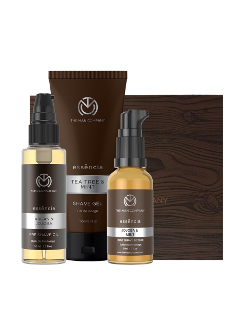 

THE MAN COMPANY 3-Piece Shaving Regime Set, Black