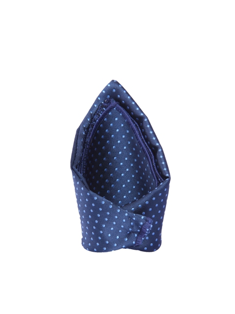 

Tossido Men Blue Printed Pocket Square