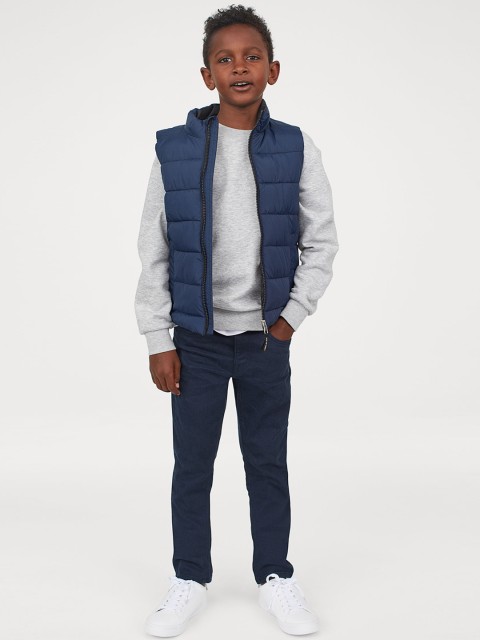 

H&M Boys Blue Twill Trousers Skinny Fit
