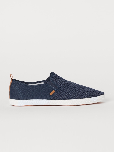 

H&M Men Blue Slip-on trainers