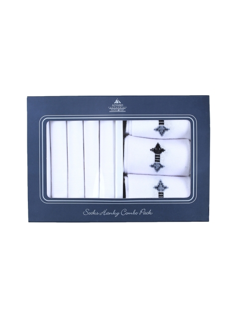 

Alvaro Castagnino Men White Accessory Gift Set