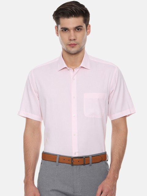 

Van Heusen Men Pink Regular Fit Solid Formal Shirt