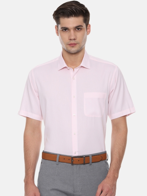 

Van Heusen Men Pink Regular Fit Solid Formal Shirt