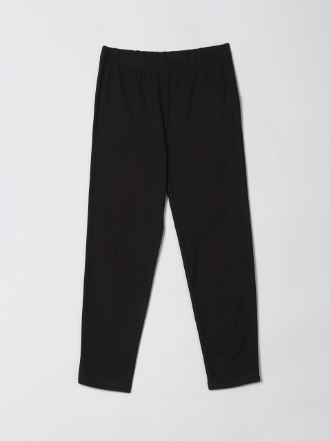 

GAP Girls Black Solid Cropped Leggings